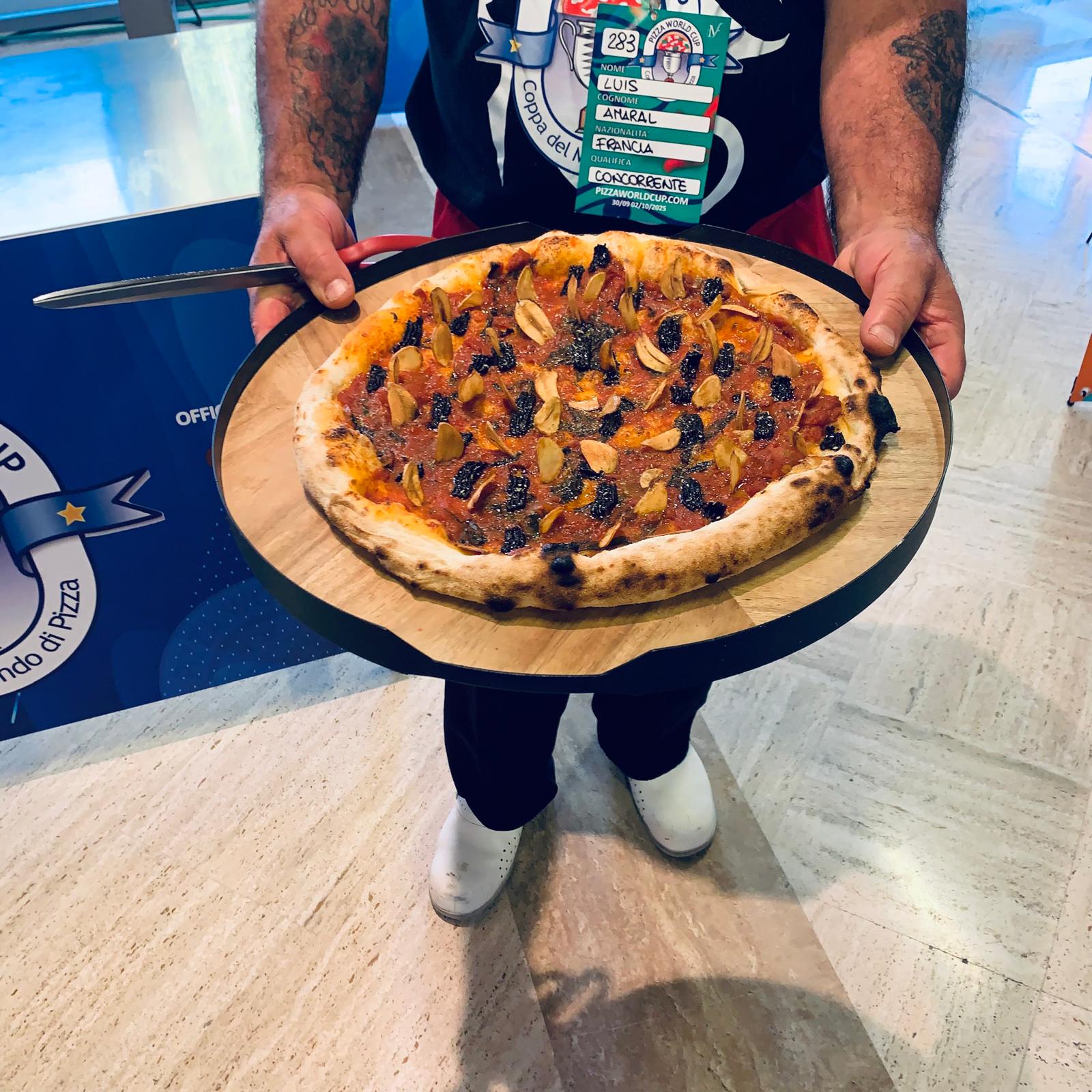 Pizza de competição, para o Pizza World Cup 2025